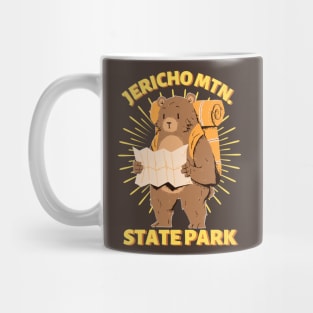 Jericho Mountain State Park Camping Bear Mug